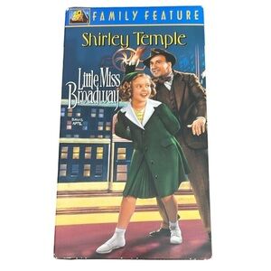 Vintage Shirley Temple Little Miss Broadway VHS Movie 1938 Remake Musical